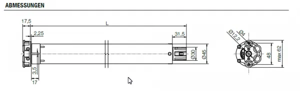 Era, M, SH,  Era M SH, Rohrmotor, E M 1517 SH