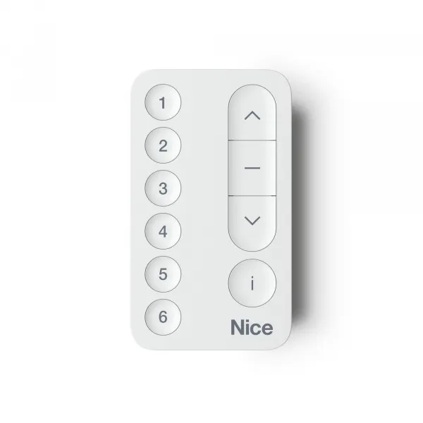 Nice MiniDomi 6 Funkhandsender | 6-Kanal Handsender mit Hand-/Automatik-Umschaltung