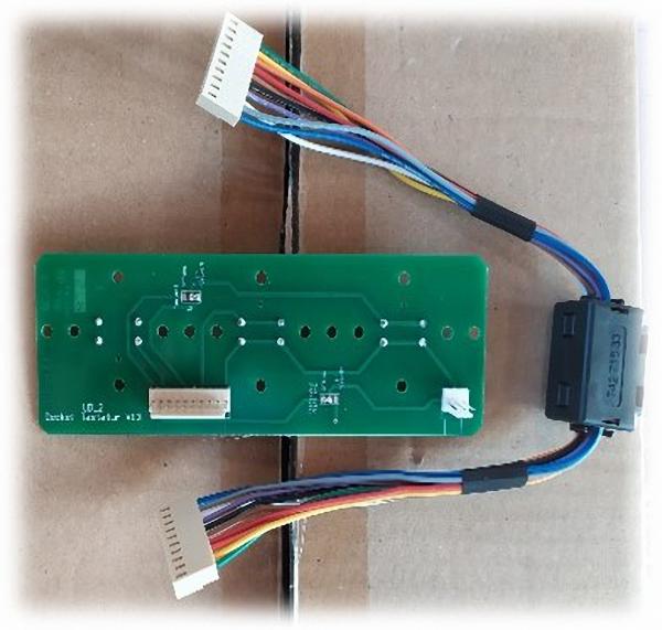 3 Tasterplatine, UDL2, mit Kabel
