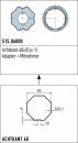515.06000 Achtkant 60 x (0,6 bis 1) Rad + Kranz
